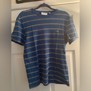 Lacoste Blue Striped T-Shirt